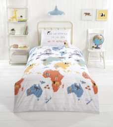 Rapport Home Ph My World Reversible Cotton Duvet Set By Rapport - thumbnail 2