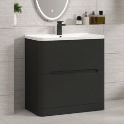 Royal Bathrooms Venice 700mm Sage Green Wall Hung Vanity Unit 2 Drawer With Ceramic Basin - thumbnail 5