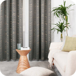 Deconovo Foil Printed Thermal Curtains 66 X 54 Inch Light Grey 2 Panels Super Soft Ring Top Blackout Curtains For Bedroom - thumbnail 3