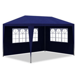 Walplus Party Tent Garden Gazebo Canopy 3X4 M Blue - thumbnail 3