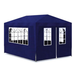 Walplus Party Tent Garden Gazebo Canopy 3X4 M Blue - thumbnail 2