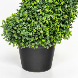 Primrose Artificial Garden Patio Box Topiary Buxus Grass Spiral Bush 90Cm - thumbnail 3