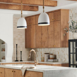 Luminosa Lighting Elstead Hinkley Nash Dome Pendant Ceiling Light Traditional Heritage Brass 1X E27 - thumbnail 2