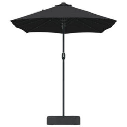 Berkfield Garden Parasol Black 385 X 209 X 244 Cm Fabric - thumbnail 5