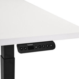 Beliani Electric Adjustable Standing Desk Destines White/ Black 160 Cm 72 Cm - thumbnail 6