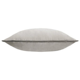 furn. Furn Meridian Velvet Polyester Filled Cushion, Dove/charcoal, 45 X 45Cm - thumbnail 2
