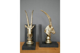 Antelope Bookends Shelf Tide Statues - thumbnail 4