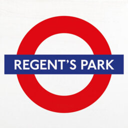 Transport For London Regents Park Wooden Block White/red/blue (2.7Cm X 20Cm X 20Cm) - thumbnail 2