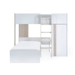 Oakham Meadow Bunk Bed - Pale Wood And White -  Single (90Cm) - thumbnail 5