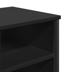 Berkfield Bathroom Sink Cabinet Black 91X35X60 Cm Engineered Wood - thumbnail 7
