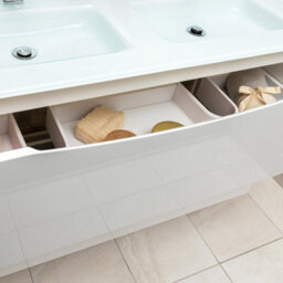 Plum&clay Eden Gloss White Floorstanding Vanity Unit With White Glass Basin (W)1200mm - thumbnail 6