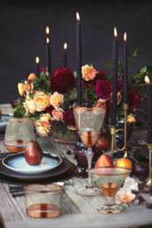 Rozi Glam Collection Wine Glasses, Set Of 6 - Copper - thumbnail 3