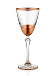 Rozi Glam Collection Wine Glasses, Set Of 6 - Copper - thumbnail 2