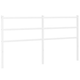Berkfield Metal Headboard White 160 Cm - thumbnail 2