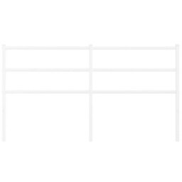Berkfield Metal Headboard White 160 Cm - thumbnail 3