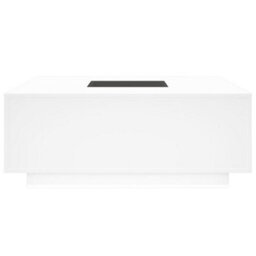 Walplus Coffee Table With Infinity Led White 100X100X40 Cm - thumbnail 6