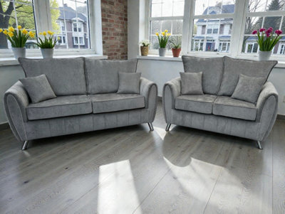 Zinc Marble Grey 3+2 Sofa Set Fullback