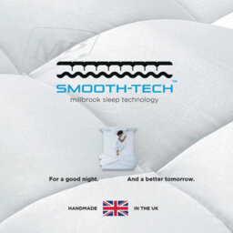 Millbrook Natural Luxury 7000 Pillowtop Mattress Medium Pocket Spring Wool Cotton Handmade Uk 34Cm Deep, Small Double - thumbnail 7