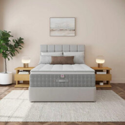 Millbrook Natural Luxury 7000 Pillowtop Mattress Medium Pocket Spring Wool Cotton Handmade Uk 34Cm Deep, Small Double - thumbnail 2