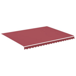Berkfield Replacement Fabric For Awning Burgundy Red 4.5X3.5 M - thumbnail 2