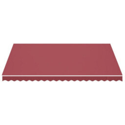 Berkfield Replacement Fabric For Awning Burgundy Red 4.5X3.5 M - thumbnail 3