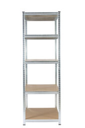 Rhino Racking 180 X 120 X 60Cm - Galvanised - 5 Tier Boltless Heavy Duty Garage Shelving Unit - 1000Kg Load Weight - thumbnail 2