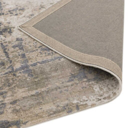 Grey Viscose  Abstract Handmade , Luxurious , Modern Rug For Living Room, Bedroom - 240Cm X 340Cm - thumbnail 5