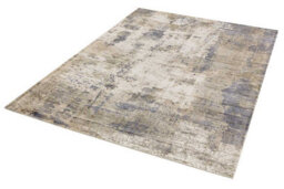 Grey Viscose  Abstract Handmade , Luxurious , Modern Rug For Living Room, Bedroom - 240Cm X 340Cm - thumbnail 3
