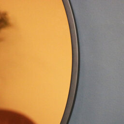 Melody Maison Round Smoked Copper Wall Mirror 80Cm X 80Cm - thumbnail 3
