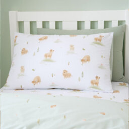 Bianca Mini Moo Cow Reversible Cotton Single Duvet Cover Set With Pillowcase White - thumbnail 3