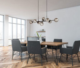 Luminosa Lighting Luminosa Erimida Industrial, Retro 8 Light Bar Pendant Ceiling Light, G9 - thumbnail 2