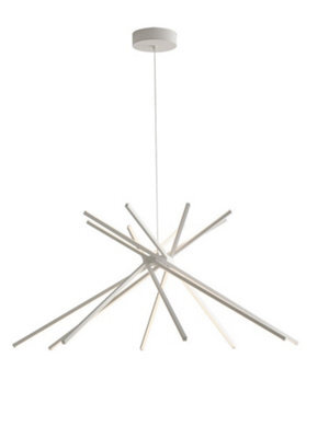 Luminosa Lighting Luminosa Shanghai Led Pendant Ceiling Light White 2860Lm 3000K 113X51.5Cm - image 1