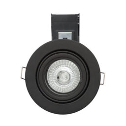 Forum Lighting Forum Electralite Ela-27466-Mblk Yate Fixed Fire Rated Adjustable Downlight - Chrome (11952) - thumbnail 3