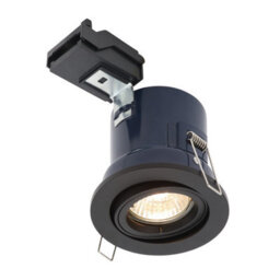Forum Lighting Forum Electralite Ela-27466-Mblk Yate Fixed Fire Rated Adjustable Downlight - Chrome (11952) - thumbnail 2