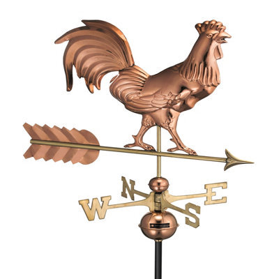 Espira 953P Rooster Farmhouse Copper Weathervane - image 1