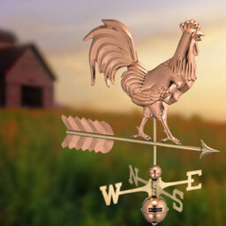 Espira 953P Rooster Farmhouse Copper Weathervane - thumbnail 2