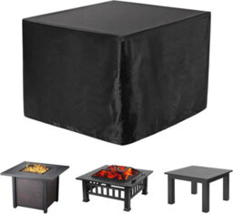 Square Protective Cover For Patio Table And Chairs, 122 X 74 Cm (L W H), Water, Wind Uv Resistant. - thumbnail 1