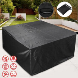 Square Protective Cover For Patio Table And Chairs, 122 X 74 Cm (L W H), Water, Wind Uv Resistant. - thumbnail 6