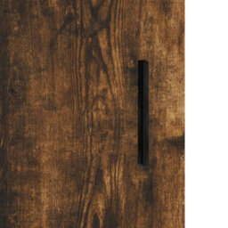 Berkfield Elegant Highboard Smoked Oak 69.5X34X180 Cm Engineered Wood - thumbnail 9