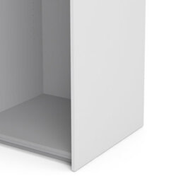 Furniture To Go Verona Sliding Wardrobe 120Cm In White With Oak Doors With 5 Shelves - thumbnail 9