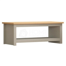 Coffee Table 1 Shelf Storage Mdf Living Room Modern Furniture Grey - thumbnail 6