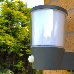 Harper Living Grey Modern Motion Sensor Outdoor Wall Light (16.3 X 10.8 X 13.4Cm) - Ip54 - thumbnail 1