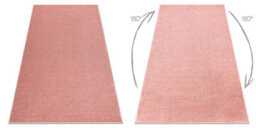 RugsX Eton Plus Carpet Blush Pink, One-Color, Uniform, Plain 300X400 Cm - thumbnail 3