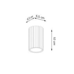 Luminosa Lighting Luminosa Karbon 10Cm Surface Mounted Downlight Taupe 1X Gu10 - thumbnail 8