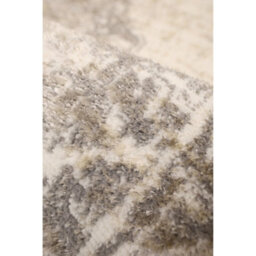 Melrose Traditional Design Grey Metallic Effect Large Indoor Area Rug 160/230Cm - thumbnail 2