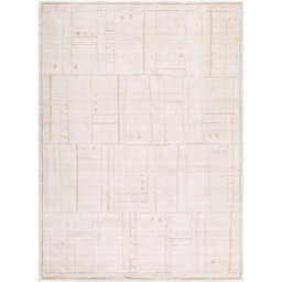 Livabliss Elle Decor Alba-Modern Ivory Taupe Graphic Living Dining Bedroom Rug 200 X 275 Cm Easy Care, Non Shedding - thumbnail 2