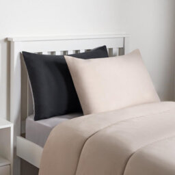 Ohs Coverless 10.5 Tog Reversible Duvet & Pillowcase, Black/stone - Single - thumbnail 3