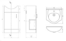Veebath Rosina 1700mm Bath, Vanity Unit & Toilet Bathroom Suite - thumbnail 3