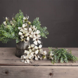 Wyld Haus Set Of 3 Artificial White Cosmos Sprays 360mm Faux Flower Stems - thumbnail 4