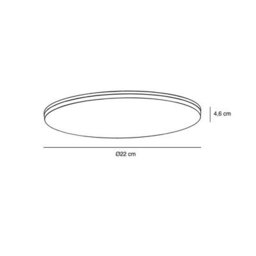 Nordlux Vic Indoor Ceiling Light White Plastic Intergrated Led 25,000Hrs - Mains Powered, Ip21 - thumbnail 3